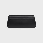 LOLA CLUTCH IN SHINY CALFSKIN BLACK - Image 3